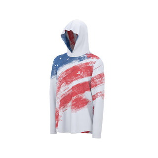 USA Splash Hooded Sun Shirt