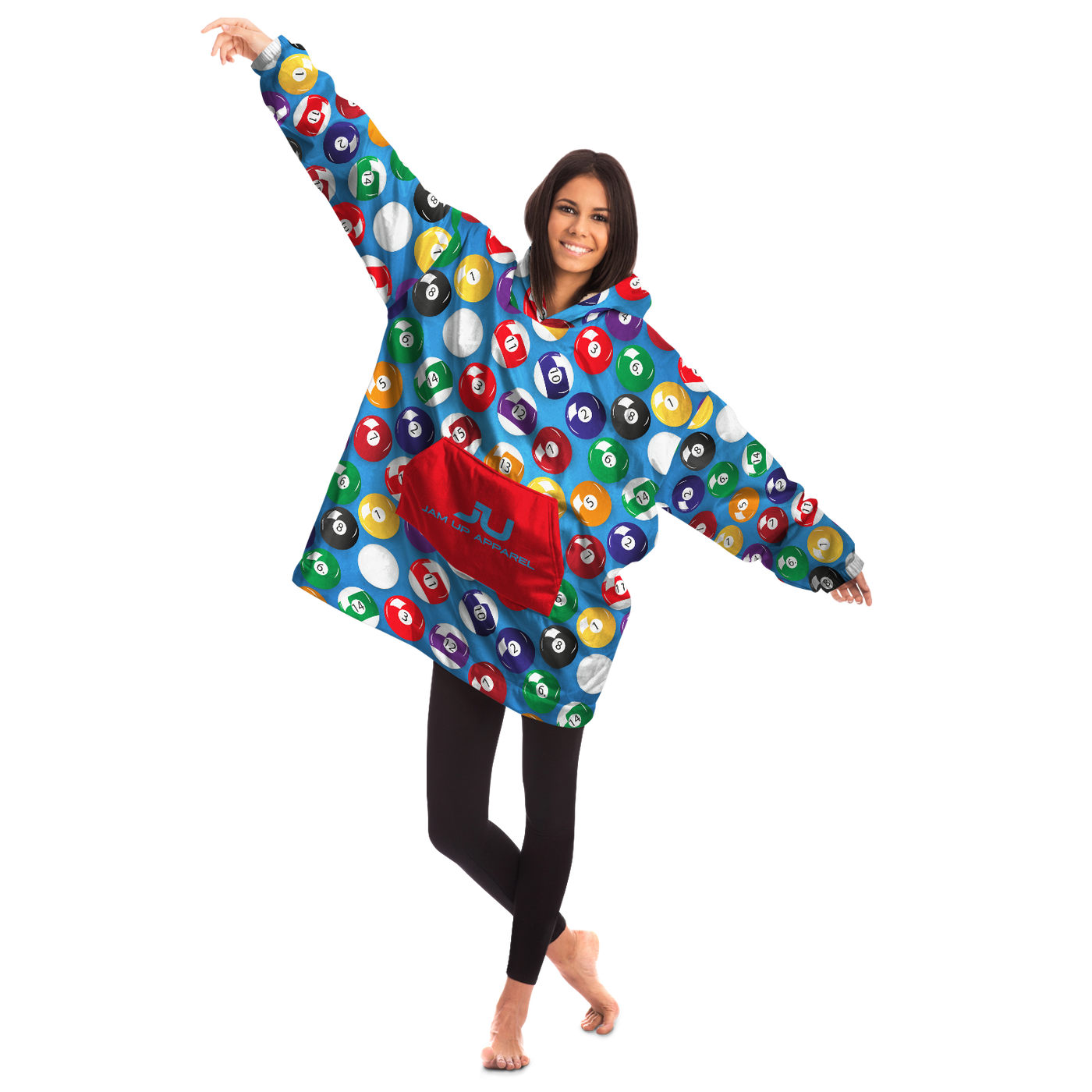 Pool Ball Hooded Snuggle