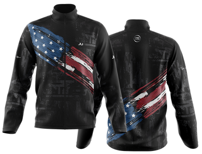 Tyler Styer Faded Flag Unisex Track Jacket