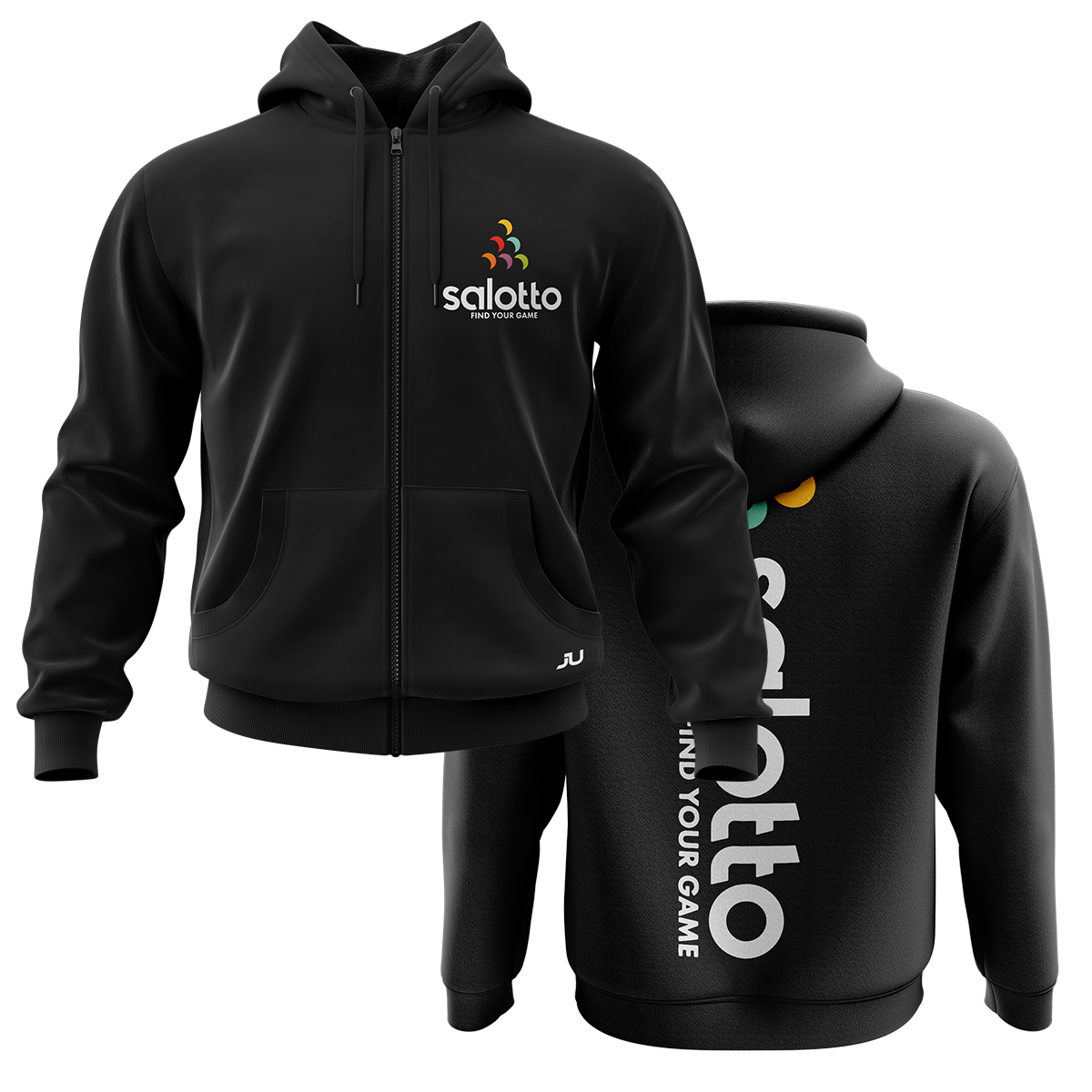Salotto Unisex Zip Hoodie