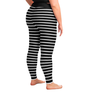 Jam Up Stripe Plus Size Leggings