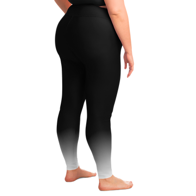 White Gradient Plus Leggings