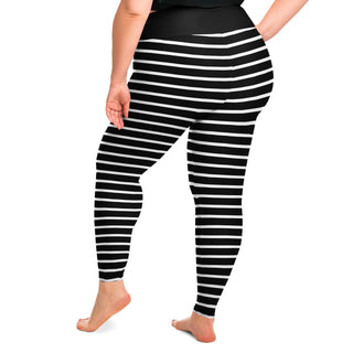 Jam Up Stripe Plus Size Leggings