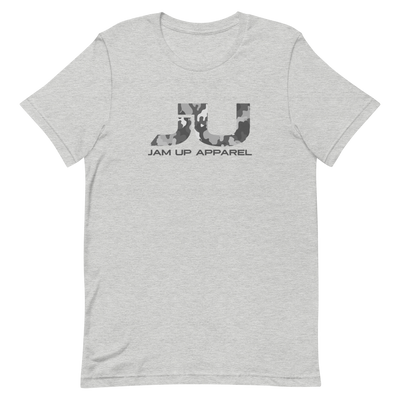 Gray Camo JU Logo Short-Sleeve Unisex T-Shirt
