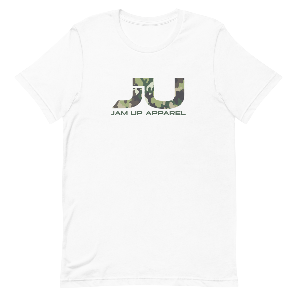 Green Camo JU Logo Short-Sleeve Unisex T-Shirt